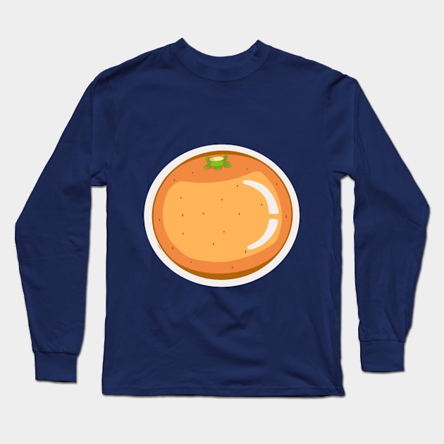 Orange Long Sleeve T-Shirt by TASCHE